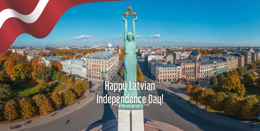 Латвияның Тәуелсіздік күні құтты болсын!