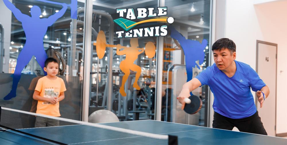 Table tennis tournament: Astana Tower tenants versus fitness center clients